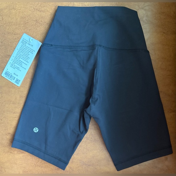 Lululemon Wunder Train High-Rise 8” Shorts Black Size 4 NWT Everlux - Picture 7 of 10